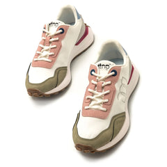Zapatillas para mujer Mustang Zinc White Pink
