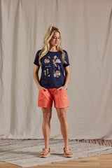 Camiseta de mujer Maloja PadolaM Azul