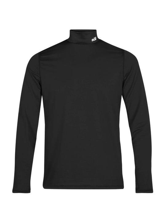 Camiseta térmica de esquí para hombre Soll Turtleneck Black