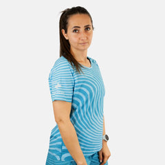 Camiseta Técnica para mujer Raidlight Ripstretch EcoDry Light Blue