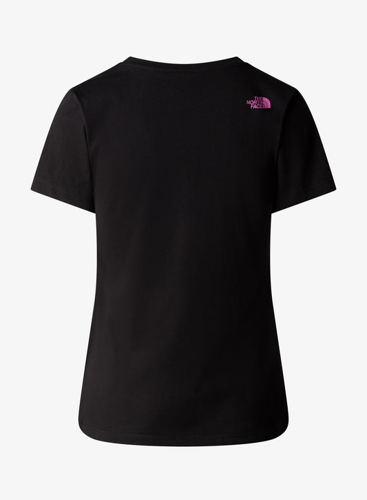 Camiseta para mujer The North Face Easy Black Violet