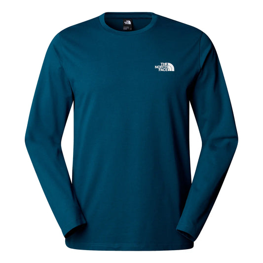 Camiseta Manga Larga The North Face Simple Dome Midnight Petrol