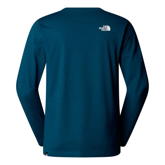 Camiseta Manga Larga The North Face Simple Dome Midnight Petrol