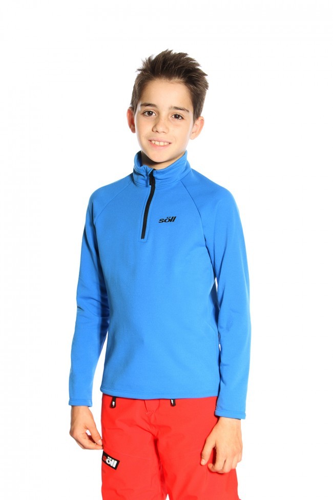 JERSEY SKI SOLL VERTIC NIÑOS NEGRO