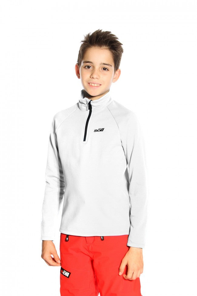 JERSEY SKI SOLL VERTIC NIÑOS NEGRO