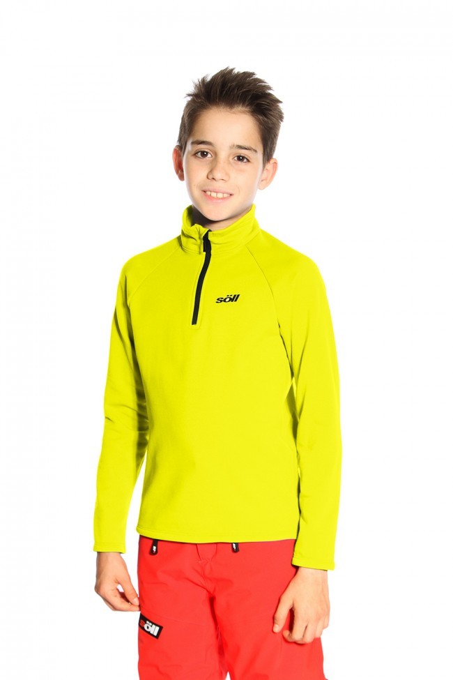 JERSEY SKI SOLL VERTIC NIÑOS NEGRO