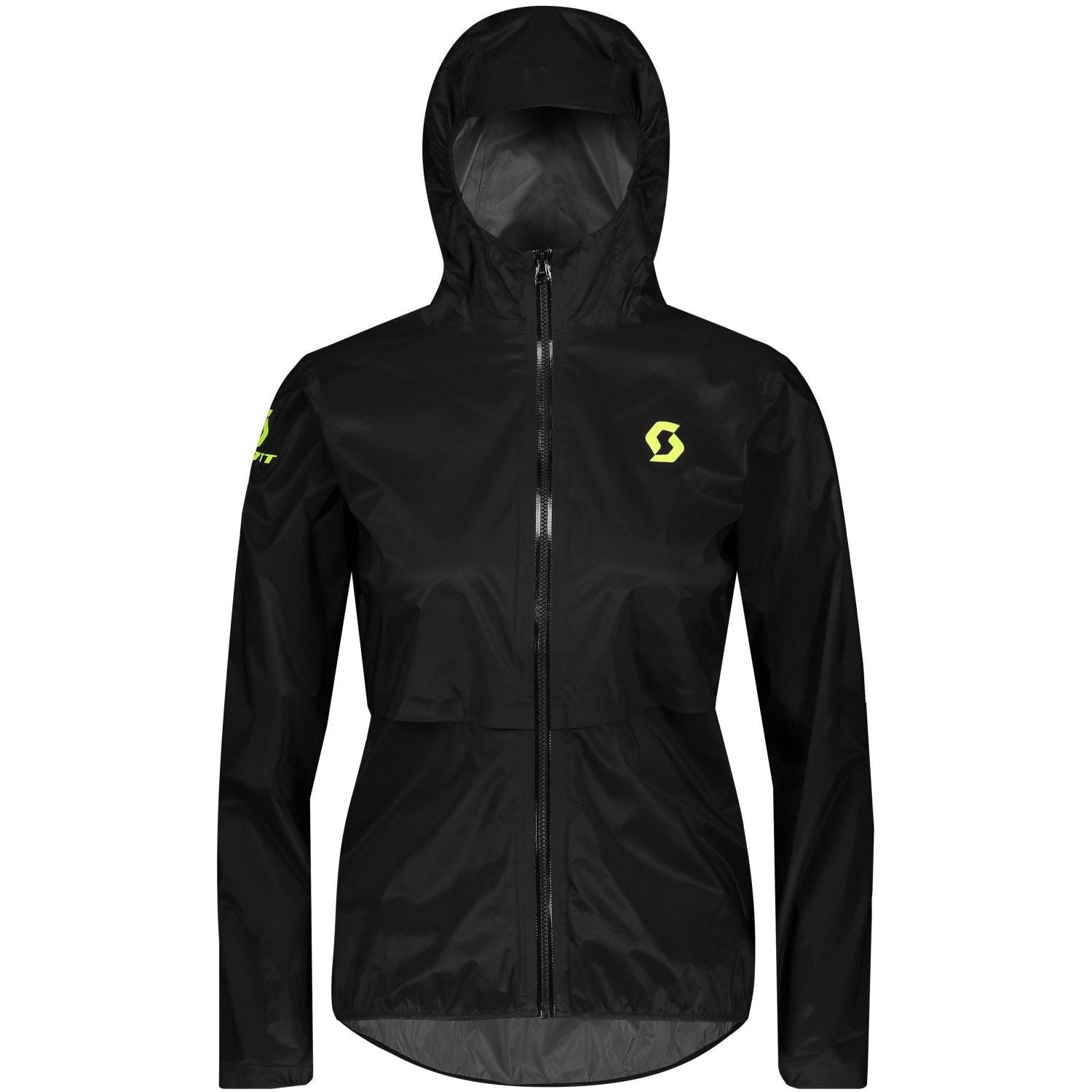 CHAQUETA MUJER SCOTT WS RC RUN WP BLACK/YELLOW