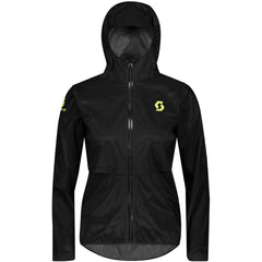 CHAQUETA MUJER SCOTT WS RC RUN WP BLACK/YELLOW