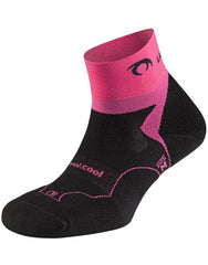 CALCETINES W LURBEL DESAFIO BLACK/FUCHSIA