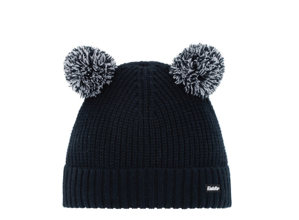 Gorro Kids Eisbar Ponti Pompon MU Negro