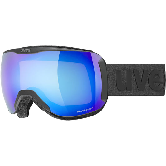 Gafas de ventisca Uvex Downhill 2000 CV Black Mat/Blue
