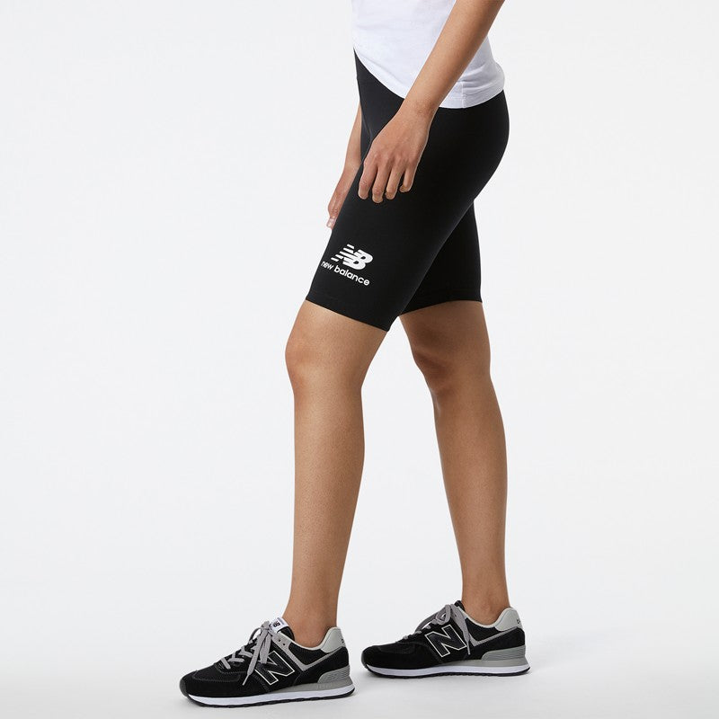 Malla corta New Balance para mujer Negro