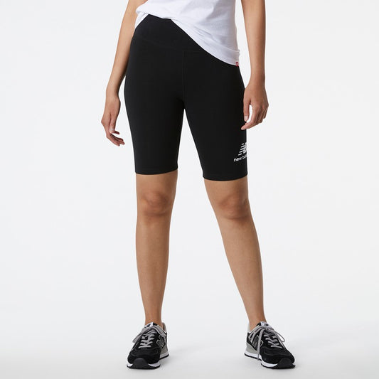 Malla corta New Balance para mujer Negro