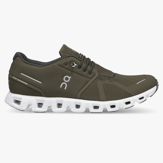 Zapatillas On Running Cloud 5 Olive White