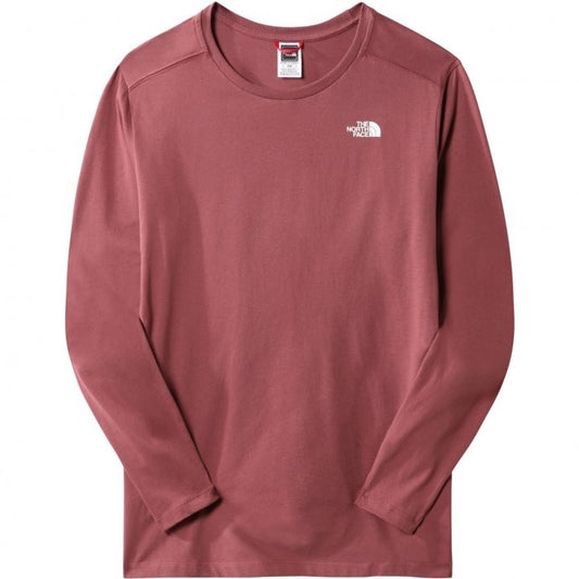 Camiseta W The North Face L/s Simple Dome Wild Ginger