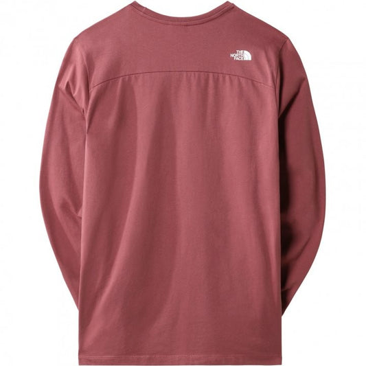 Camiseta W The North Face L/s Simple Dome Wild Ginger