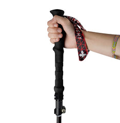 Bastones Raidlight Avatara Hybrid Carbon Negro/Rojo