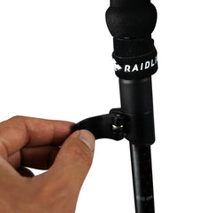 Bastones Raidlight Avatara Hybrid Carbon Negro/Rojo