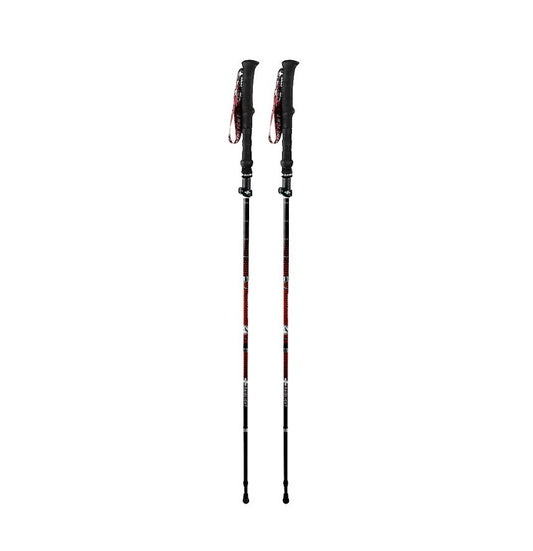 Bastones Raidlight Avatara Hybrid Carbon Negro/Rojo
