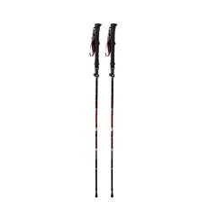 Bastones Raidlight Avatara Hybrid Carbon Negro/Rojo