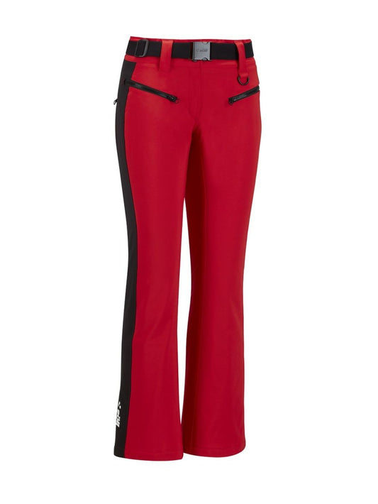 Pantalón de esquí ajustado para mujer Soll Rocket Rojo