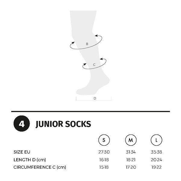 Calcetín Esquí Lurbel Astun Junior Dark grey/Pistacho