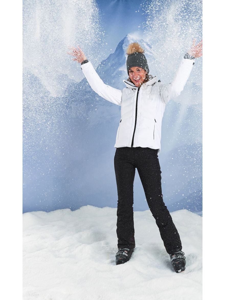 Chaqueta de esquí para mujer Soll Matrix Blanco