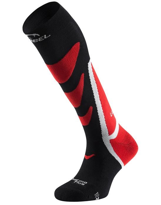 Calcetín Esquí Lurbel Astun Junior Negro/Rojo