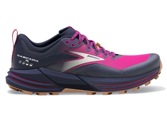 Zapatillas W Brooks Cascadia 16 Peacoat/Pink/Biscuit