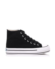 Zapatillas altas Mustang Canvas Negro