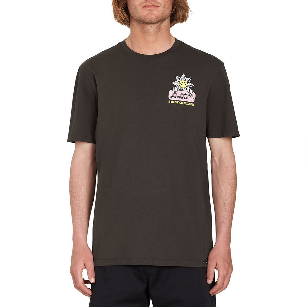 Camiseta Volcom Fty Gardener Rinsed Black