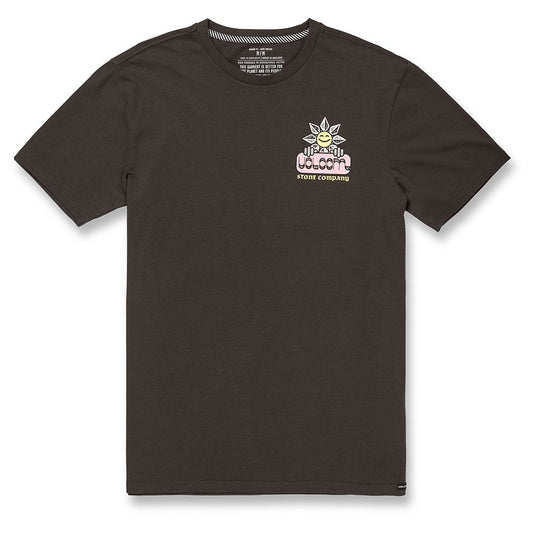 Camiseta Volcom Fty Gardener Rinsed Black