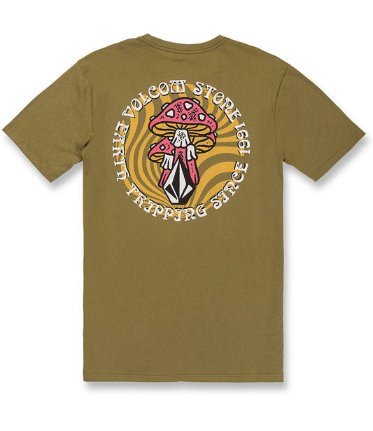 Camiseta Volcom Farm to Yarn Psychike Verde