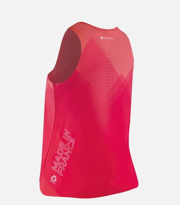 Camiseta W Raidlight Aero Eco Dry Trail Raspberry