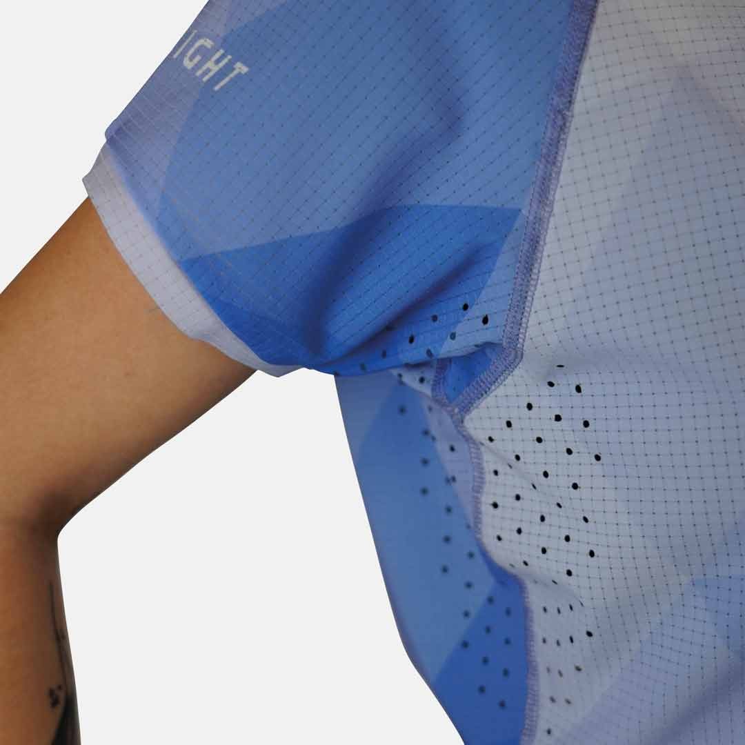 Camiseta W Raidlight Ripstretch Eco Dry Azul