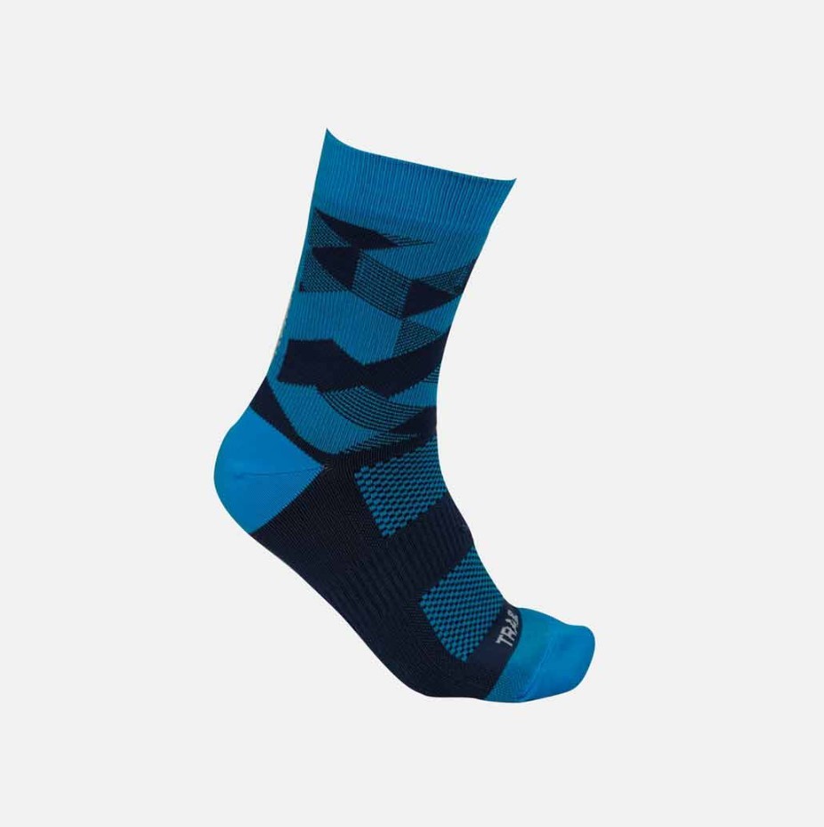 Calcetines Raidlight High Navy/Blue