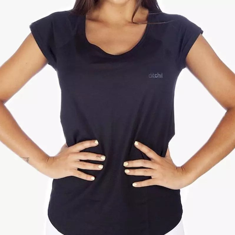 Camiseta W Ditchil Ease T-Shirt Negro