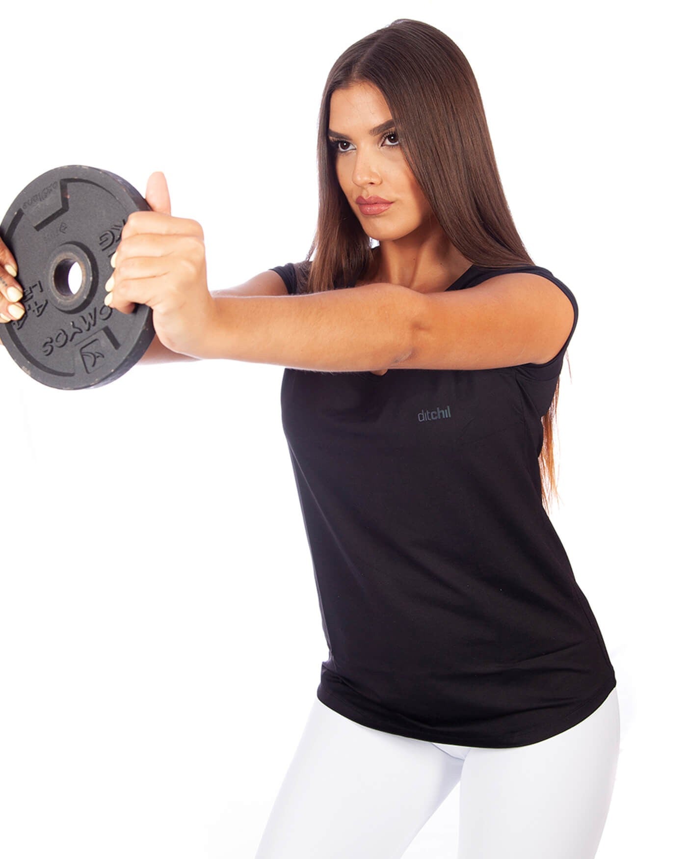 Camiseta W Ditchil Ease T-Shirt Negro