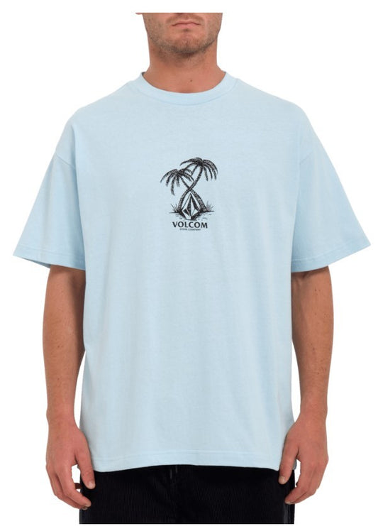 Camiseta Volcom  Crosspalm Lse Sst Azul