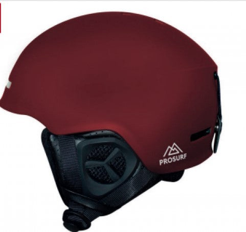 Casco Esqui Prosurf Mate Garnet Red