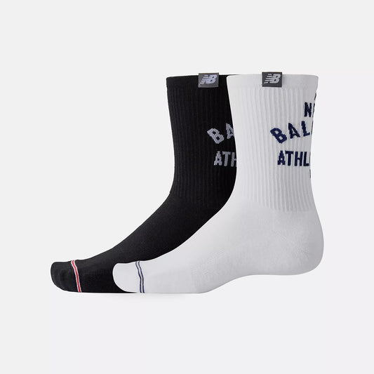 Pack de 2 Calcetines New Balance Blanco Negro