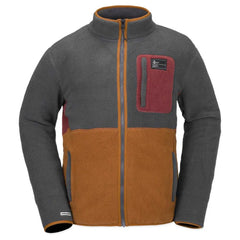 Forro Polar Volcom Fleecer Full Zip Charcoal