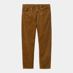 Pantalón de pana para hombre Carhartt Newel Corduroy Deep Brown