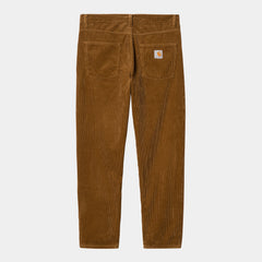 Pantalón de pana para hombre Carhartt Newel Corduroy Deep Brown