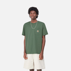 Camiseta para hombre Carhartt Pocket Duck Green