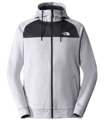 Sudadera con cremallera para hombre The North Face Reaxion Gris