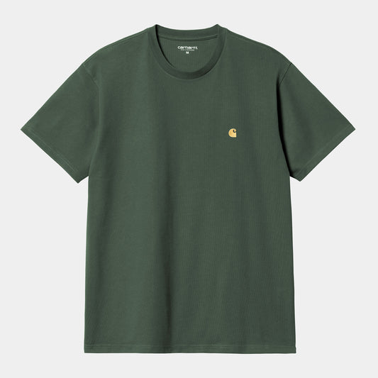 Camiseta para hombre Carhartt Chase Sycamore Tree Gold