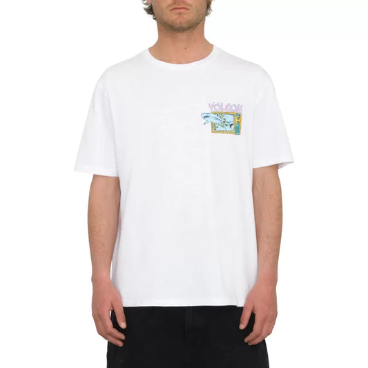 Camiseta para hombre Volcom Frenchsurf White