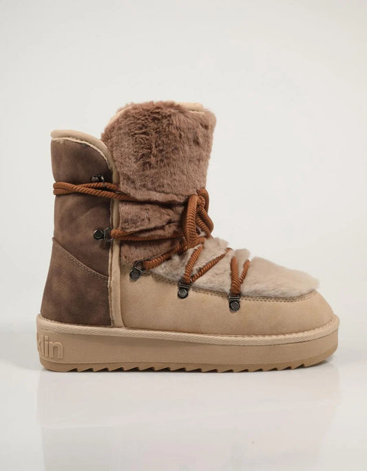 Botas para mujer Dr.Franklin Nordic Fur Taupe