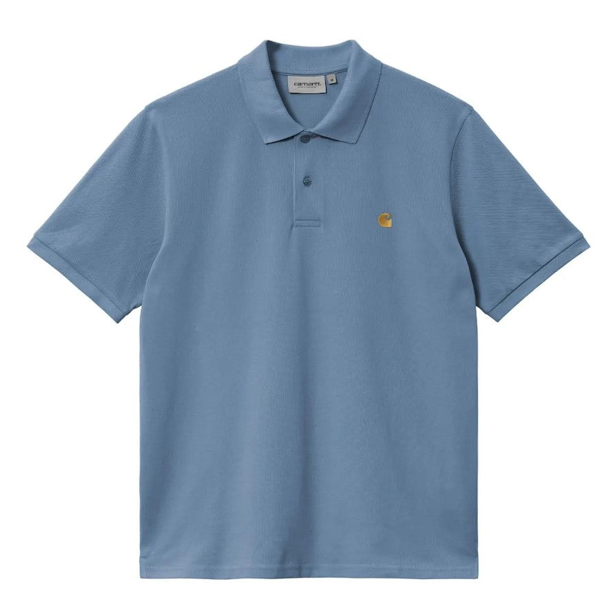 Camiseta Carhartt Chase Pique Polo Sorrent Gold